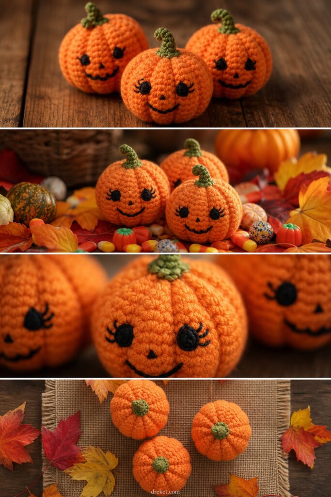 Spooky Cute Pumpkin Amigurumi Free Crochet Pattern