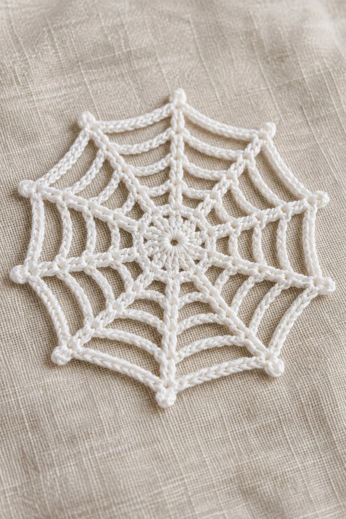 Spiderweb Coaster Set - free crochet pattern