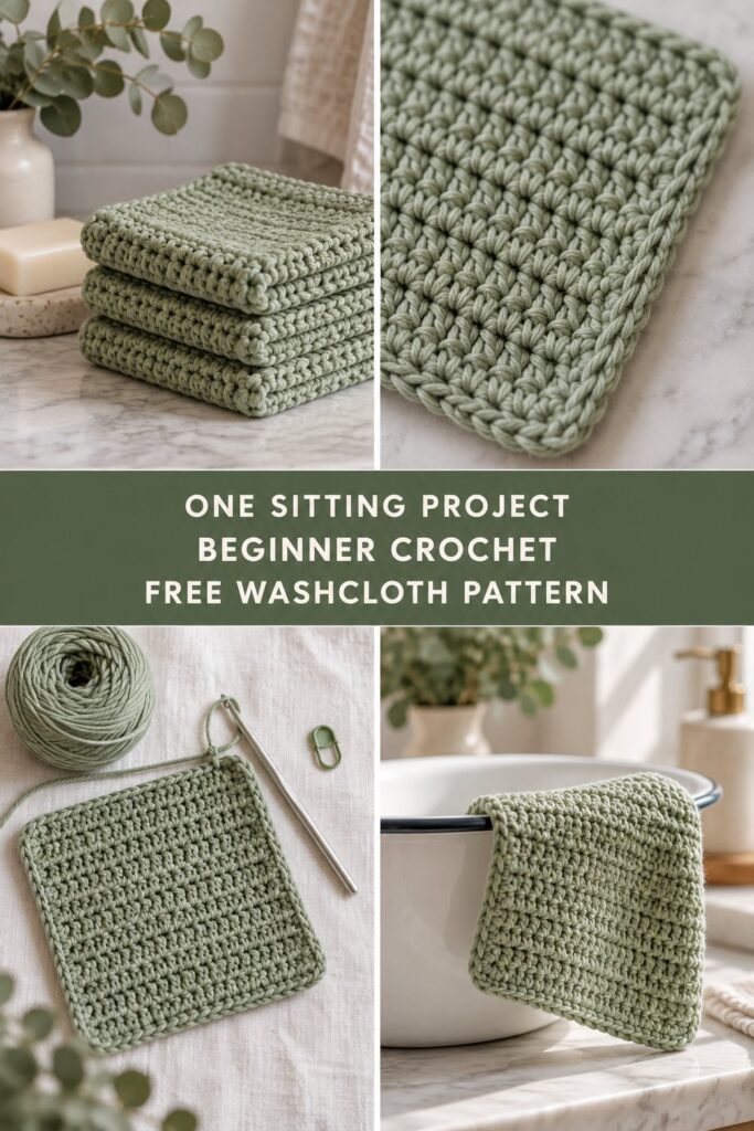 Beginner Crochet Project You Can Finish in One Sitting — Free Pattern
