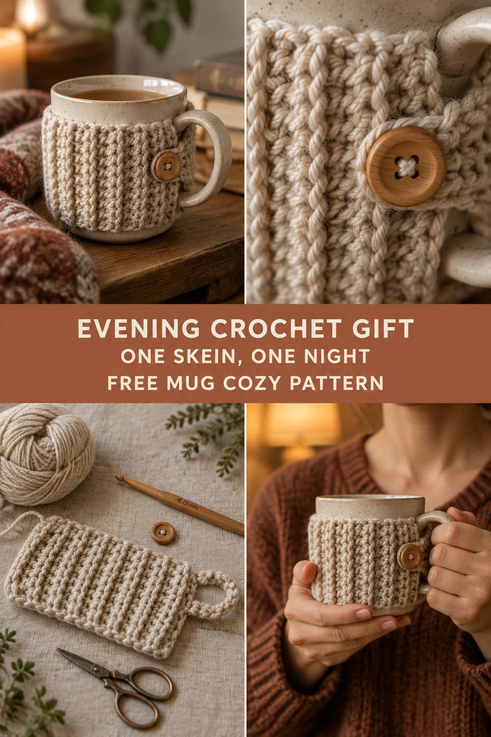 Easy Crochet Gift Anyone Can Make in an Evening — Free Pattern