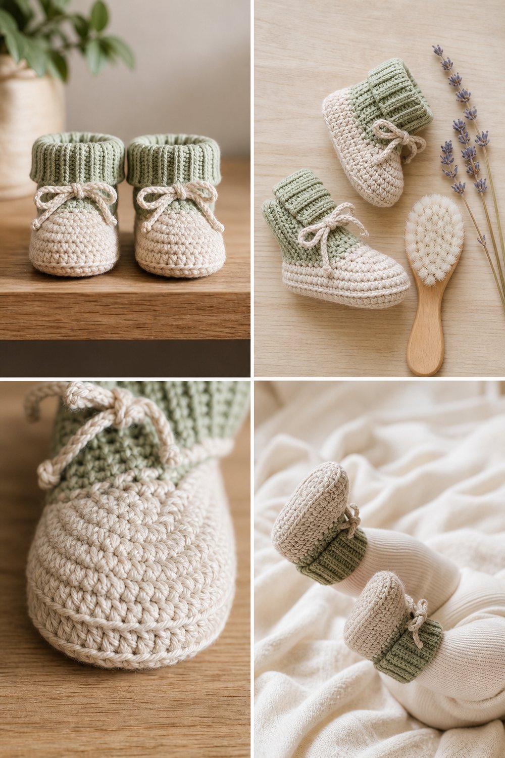 Soft Cotton Ribbed Baby Booties Free Bootie Pattern